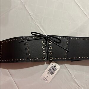 Torrid Black Lace-Up Belt